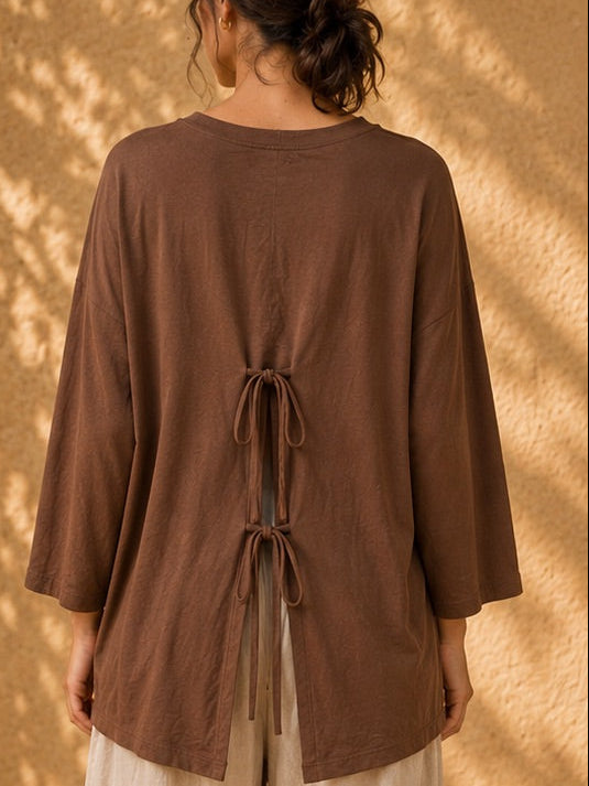 Back Tie T-Shirt