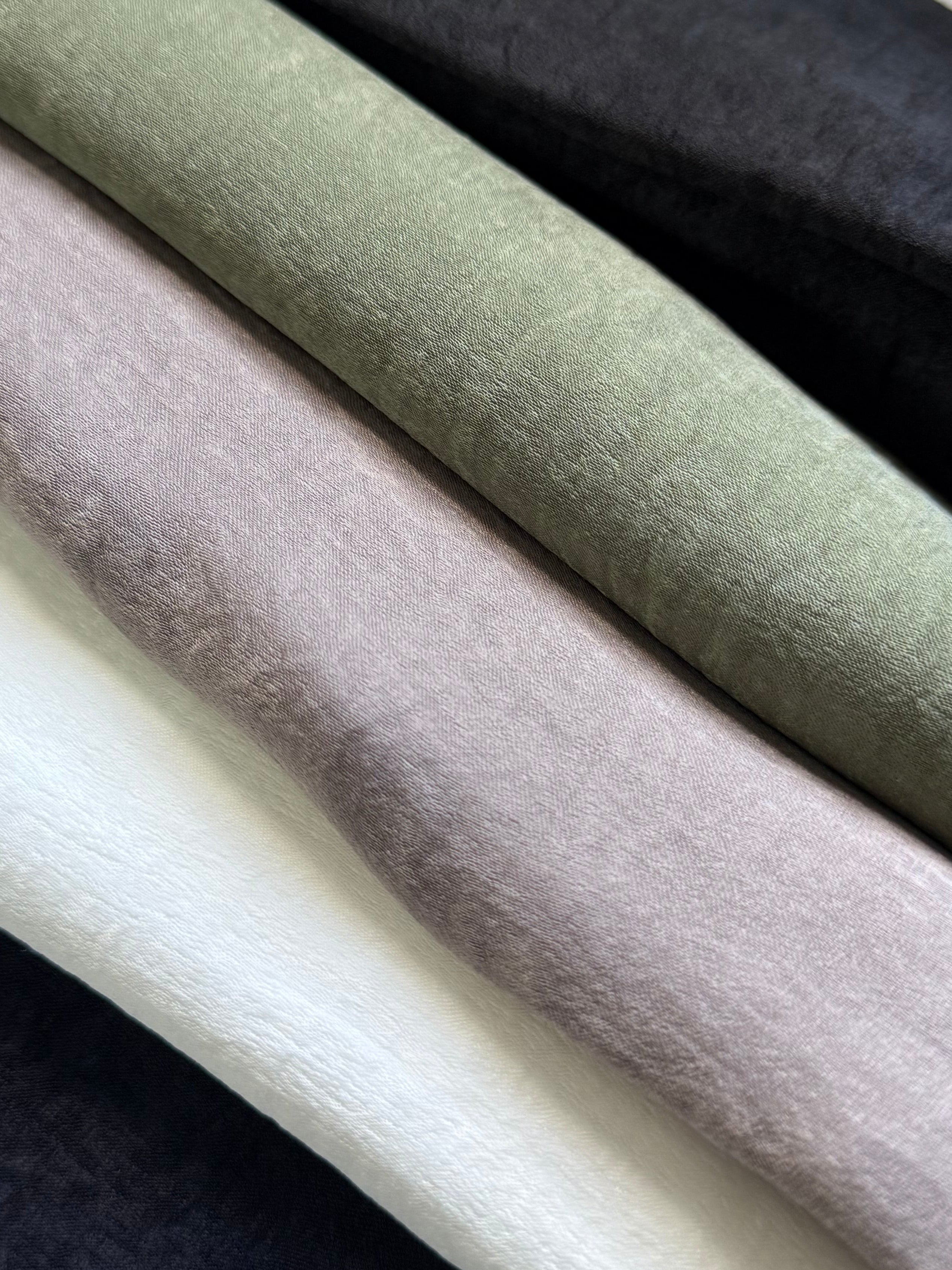 Satin Crinkle Hijabs Long Easy to Wear in neutral colours