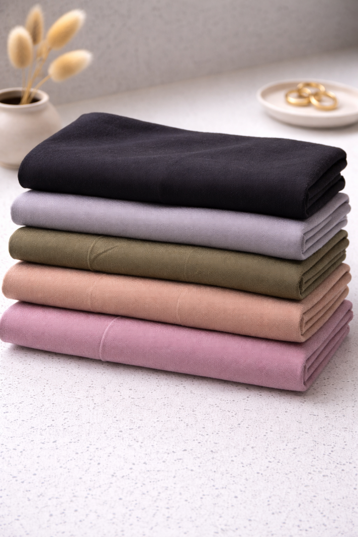 large Jersey double stitched stretchy hijab