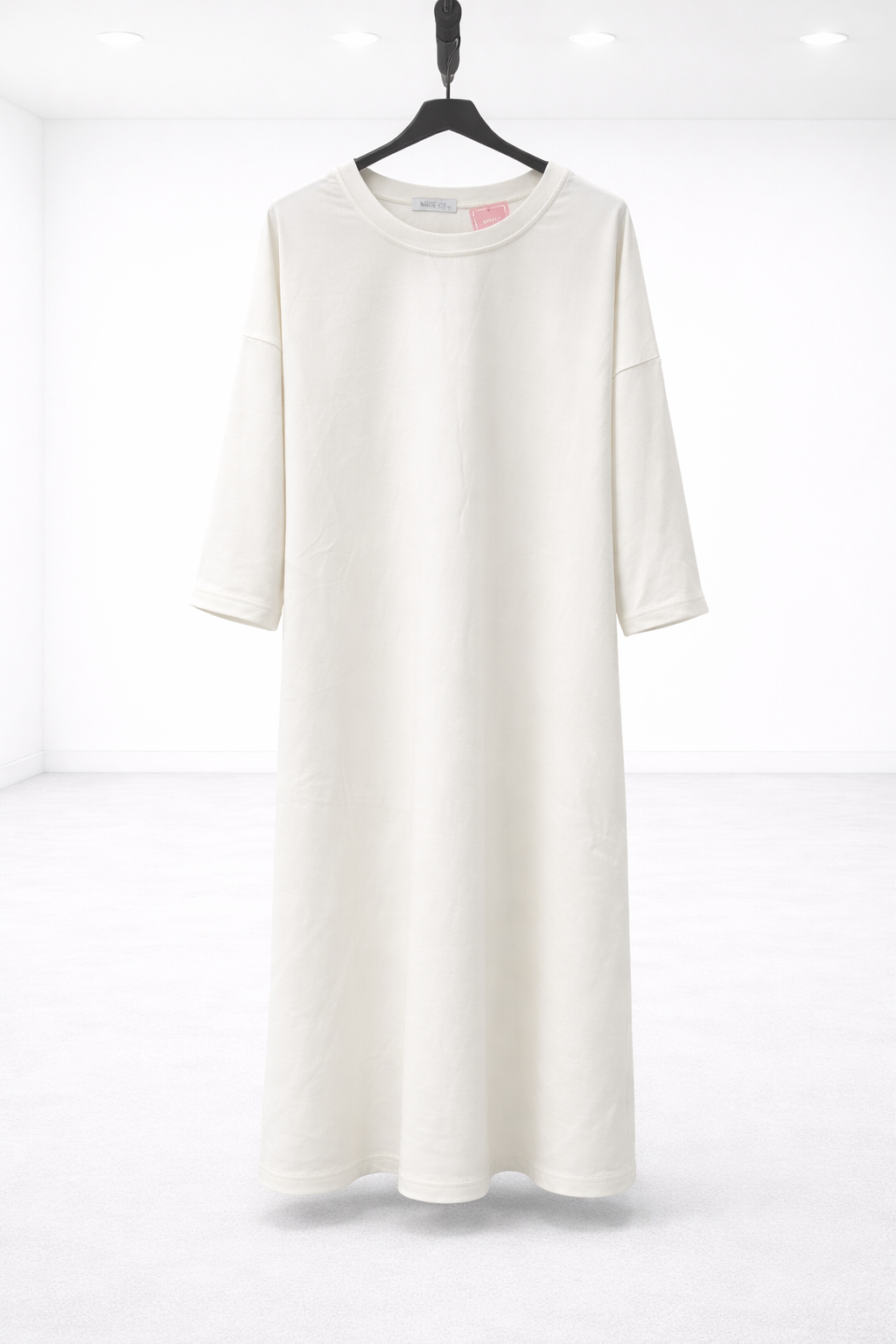 Long sleeved everyday tshirt dress with pockets