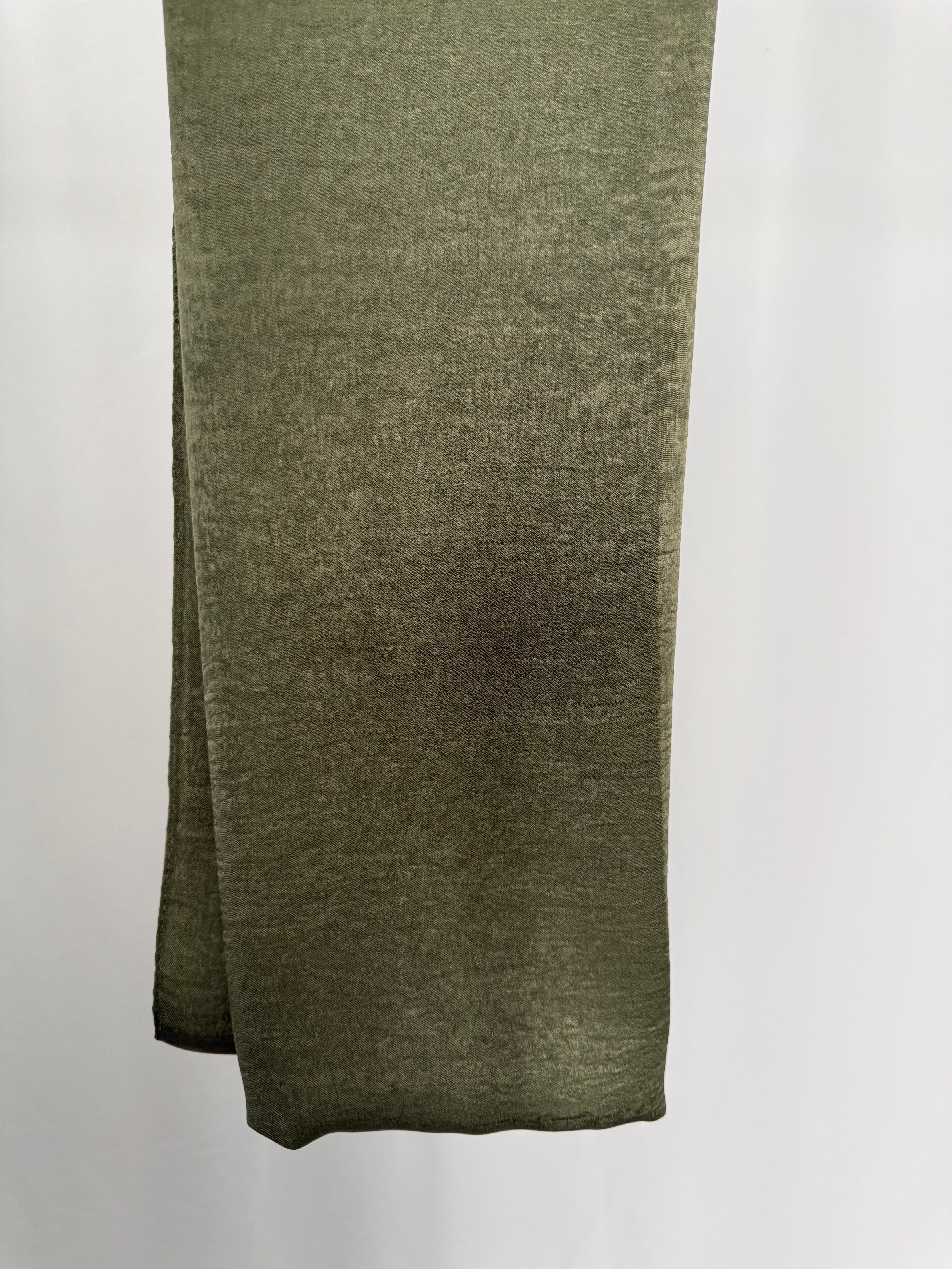 Satin Crinkle Hijabs Long Easy to Wear in neutral colours