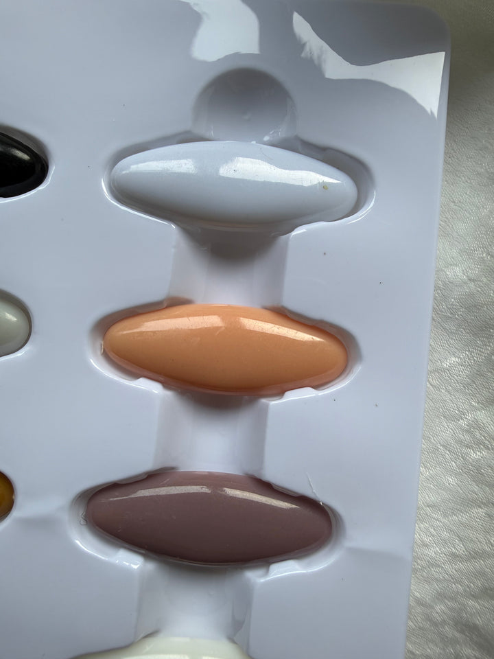 Neutral Colour No Snag Hijab Pins 8pk Soft Touch Hijab Clips for Everyday Wear