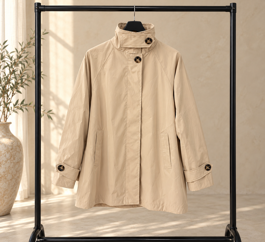 High Neck Lightweight casual jacket