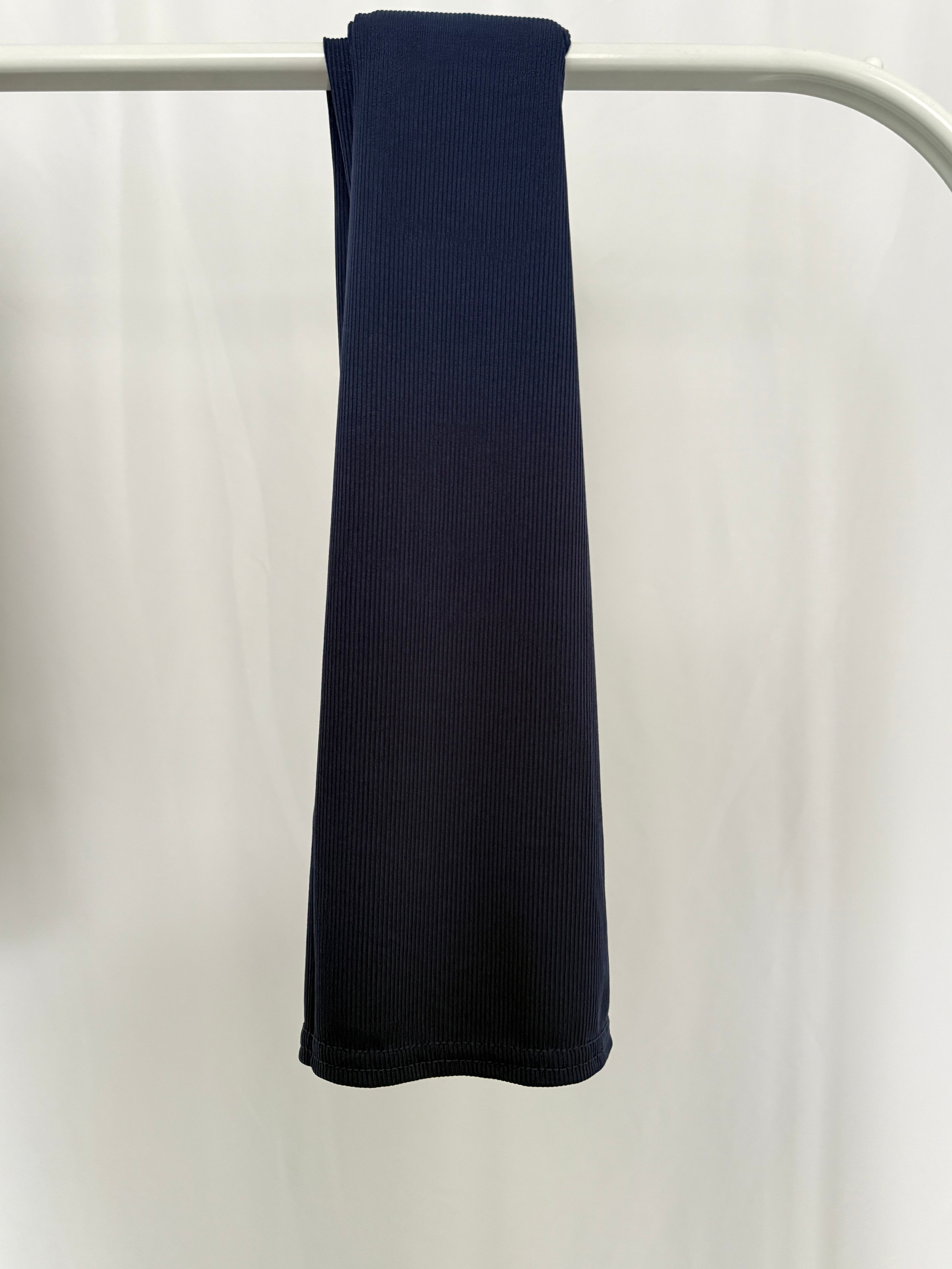 Bamboo ribbed jersey hijabs triple stitched stretchy