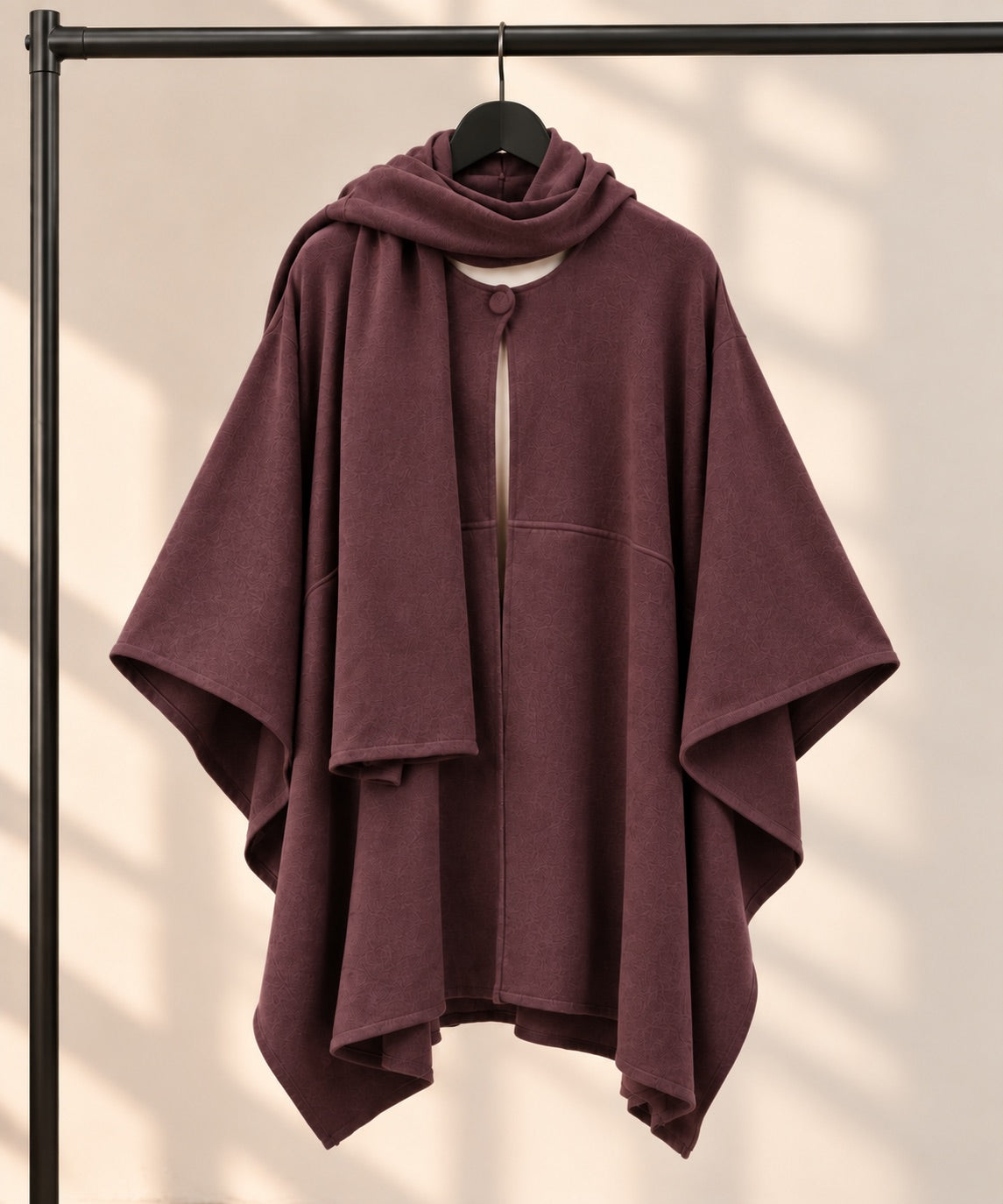 Cape with scarf