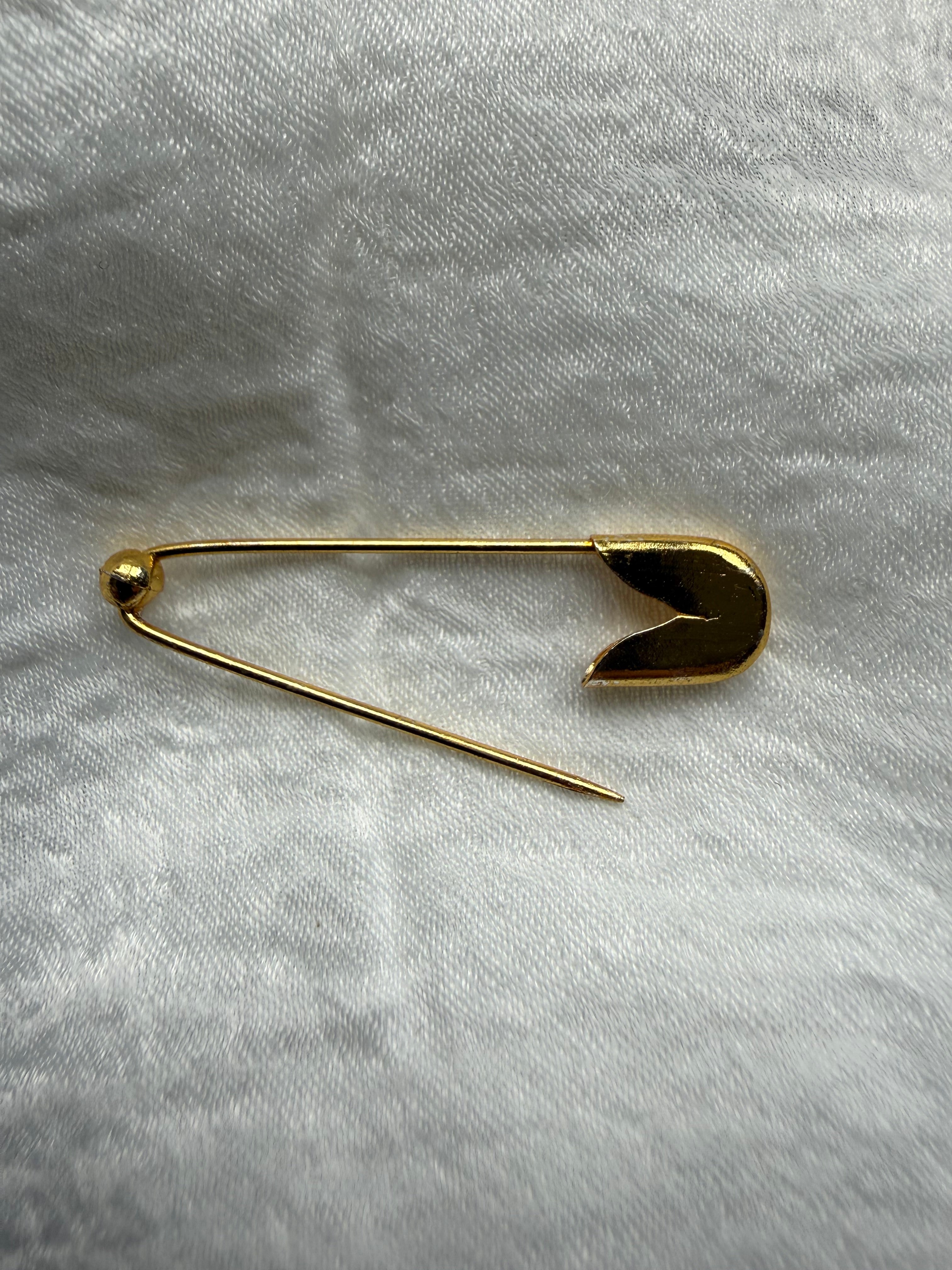 No Snag Ball-End Hijab Safety Pins for Everyday Use 10pcs - Secure Clasp Closure, Smooth Tip, Gold & Silver Finishes, Lightweight & Durable