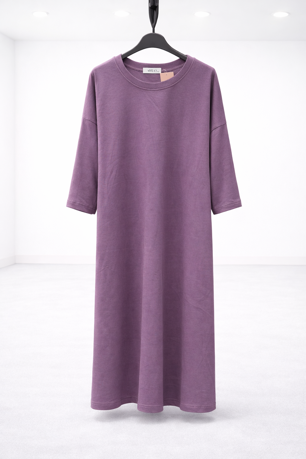 Long sleeved everyday tshirt dress with pockets