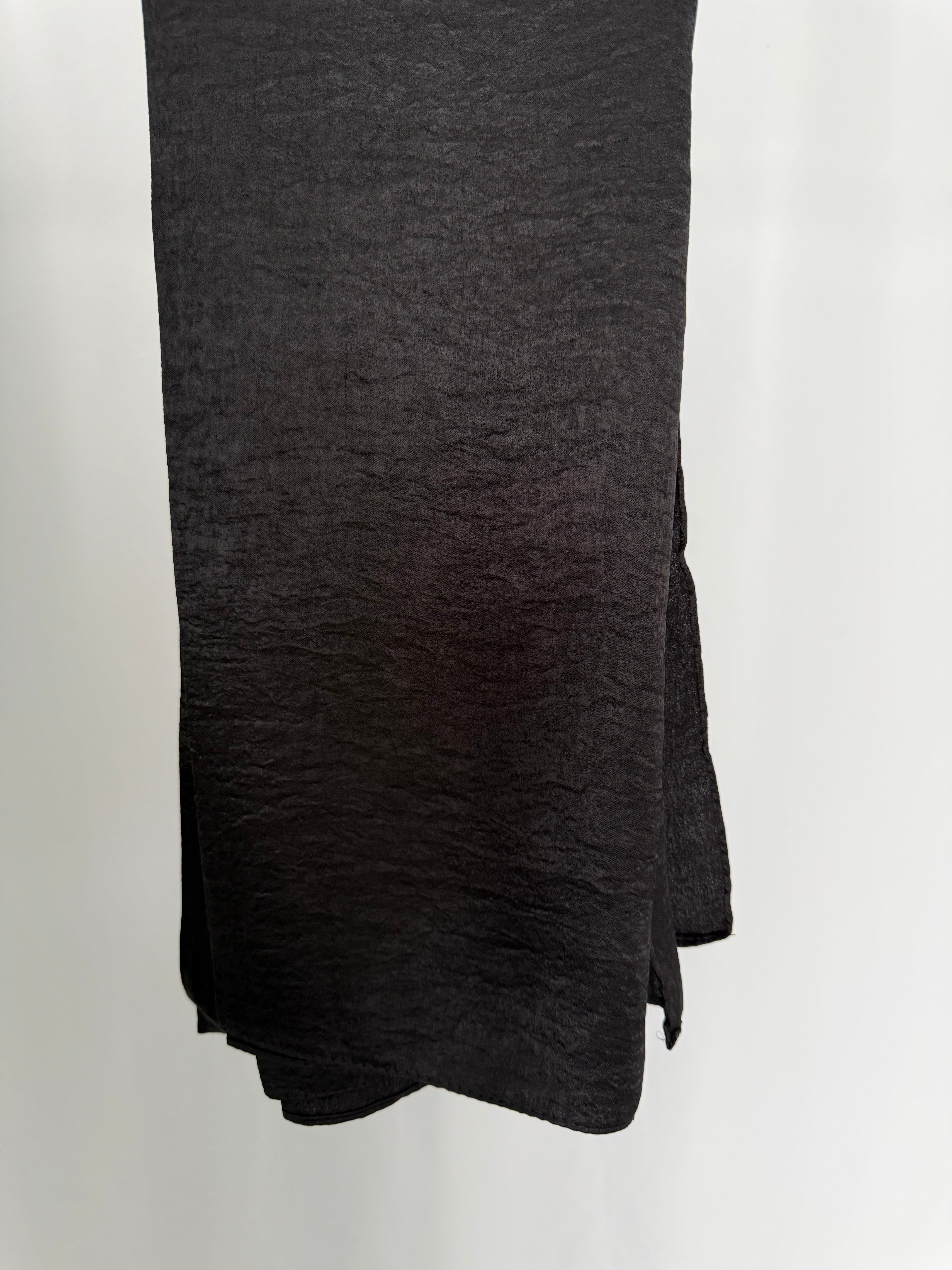 Satin Crinkle Hijabs Long Easy to Wear in neutral colours