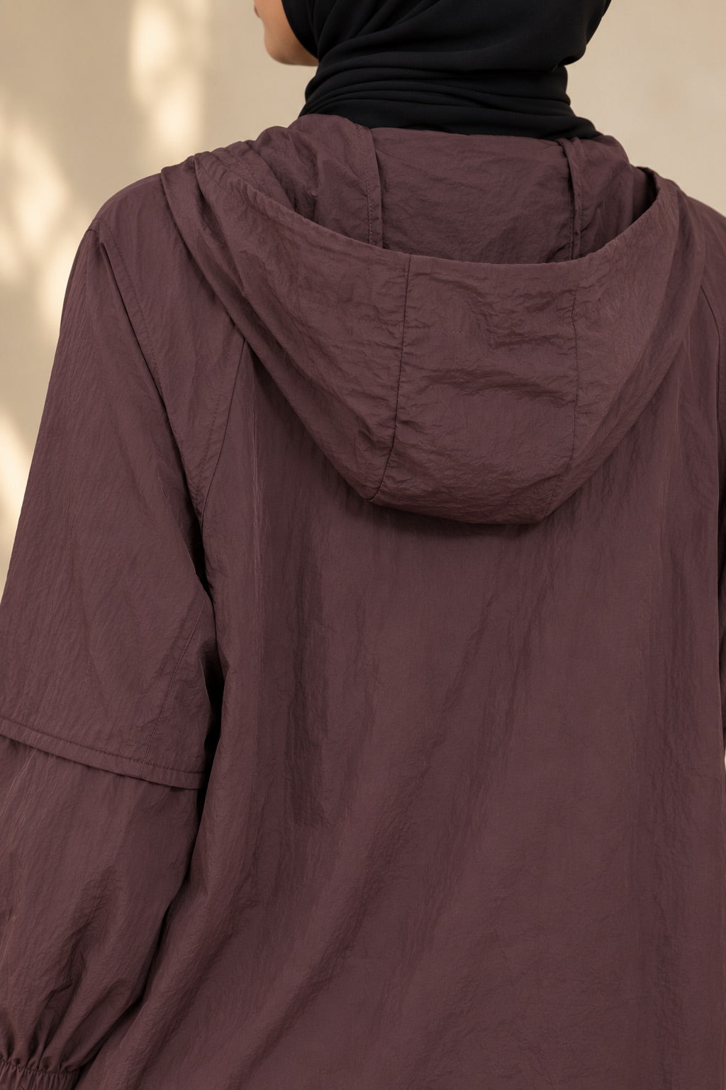 Hooded Nylon Casual lightweight Jacket