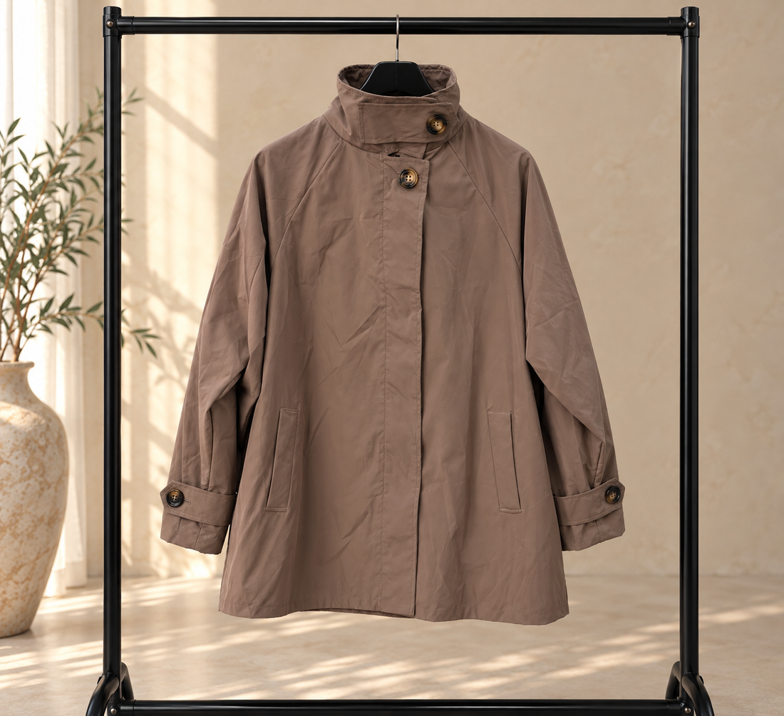 High Neck Lightweight casual jacket