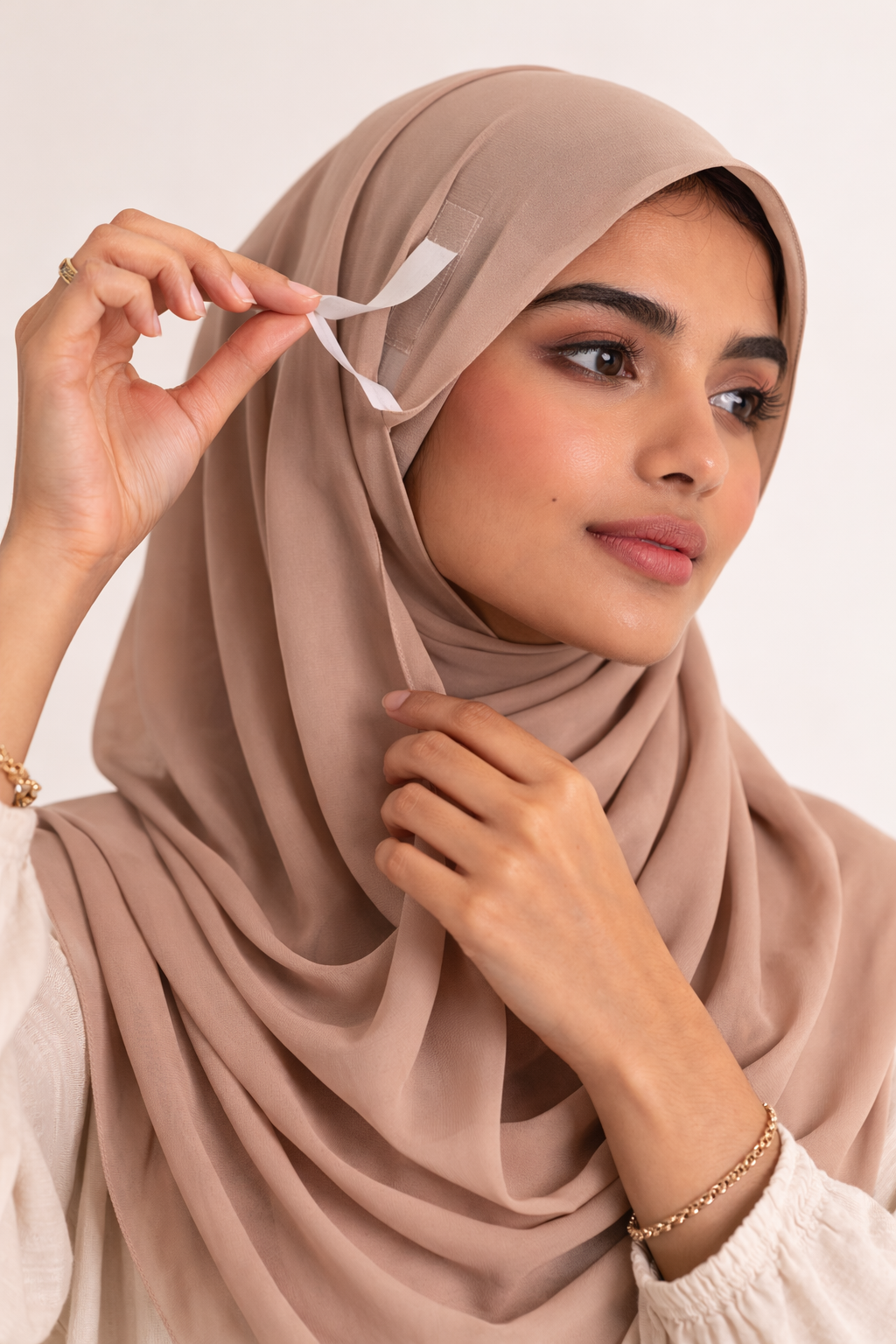 Invisible anti-slip hijab tape 36pc clear and double-sided