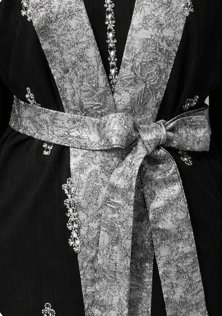 Tapestry Belted Abaya