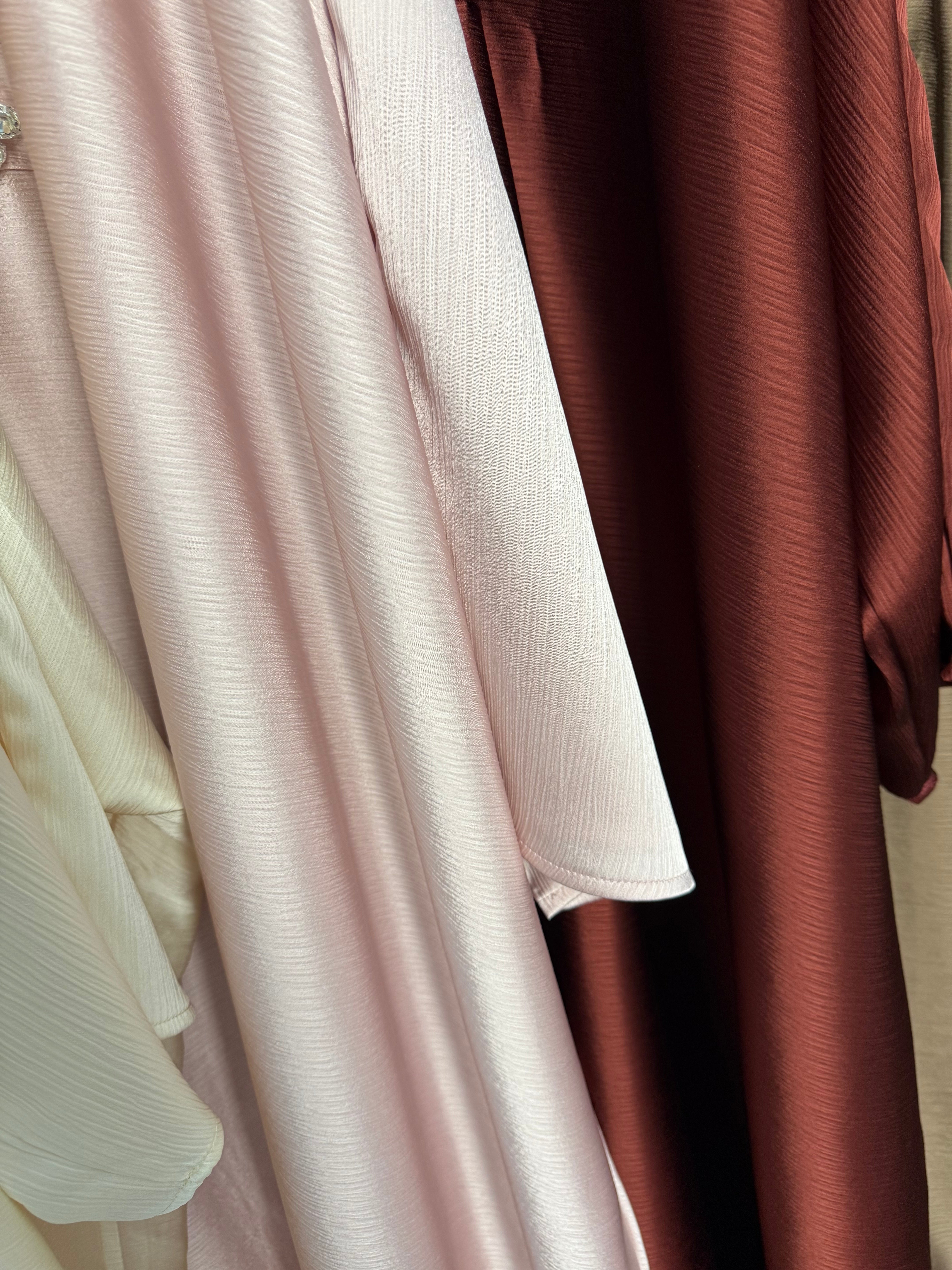 Kaftan Style belt embellished abaya with inner tie