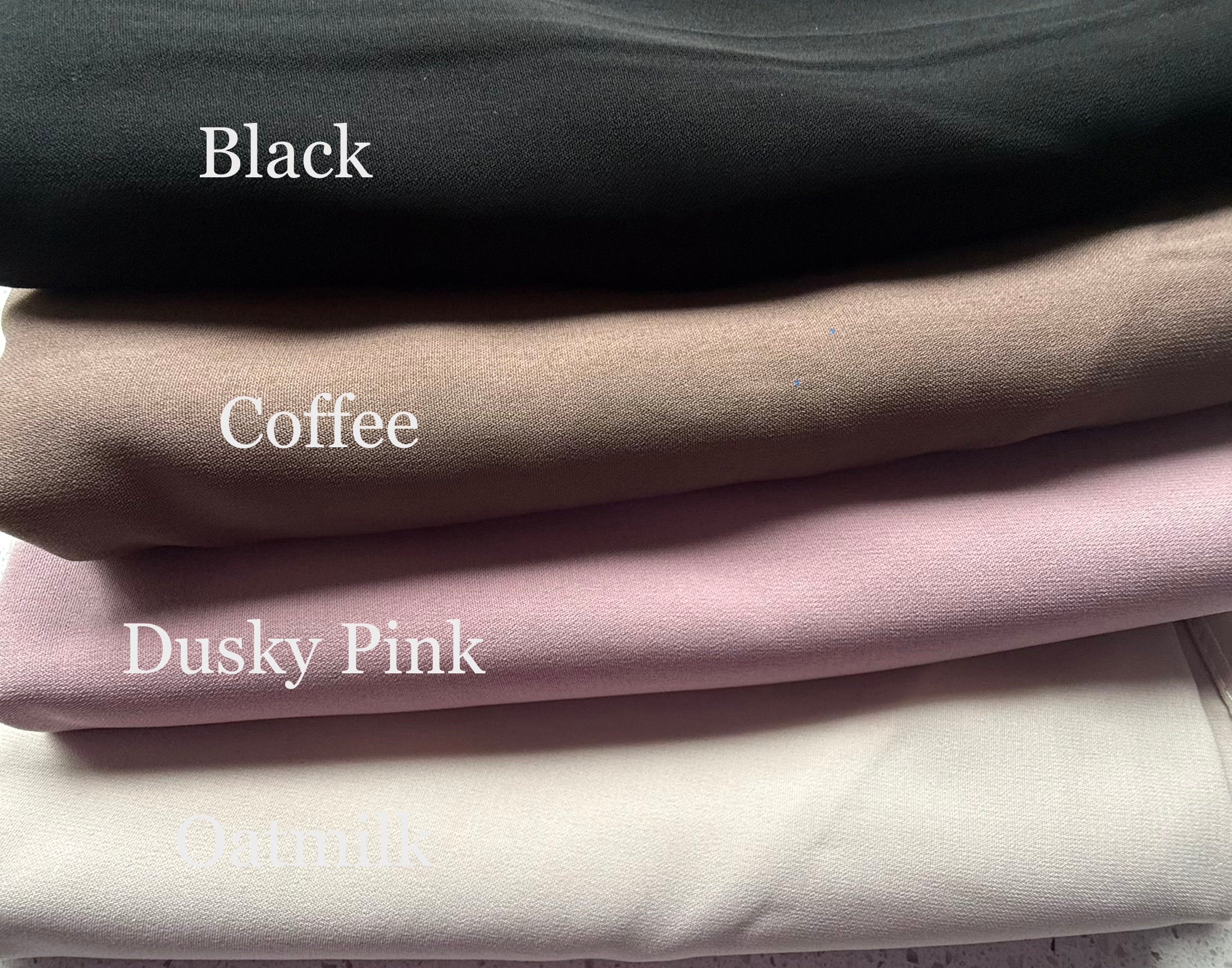 Pure Madina Silk chiffon hijabs long every day wear