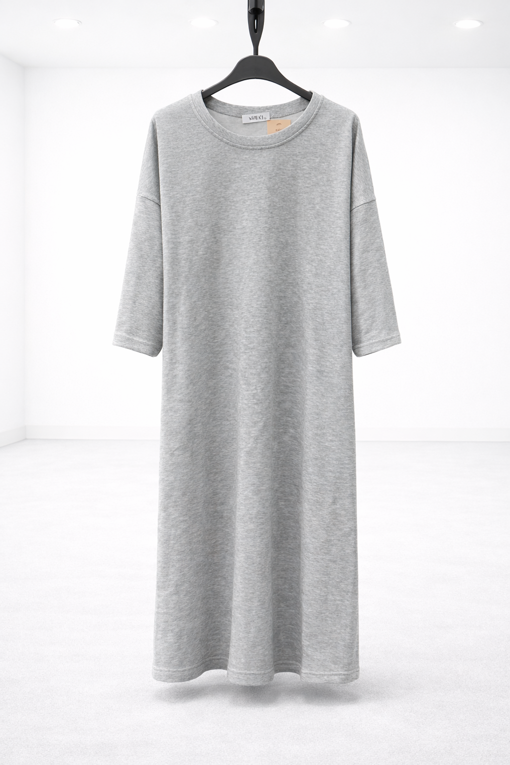 Long sleeved everyday tshirt dress with pockets