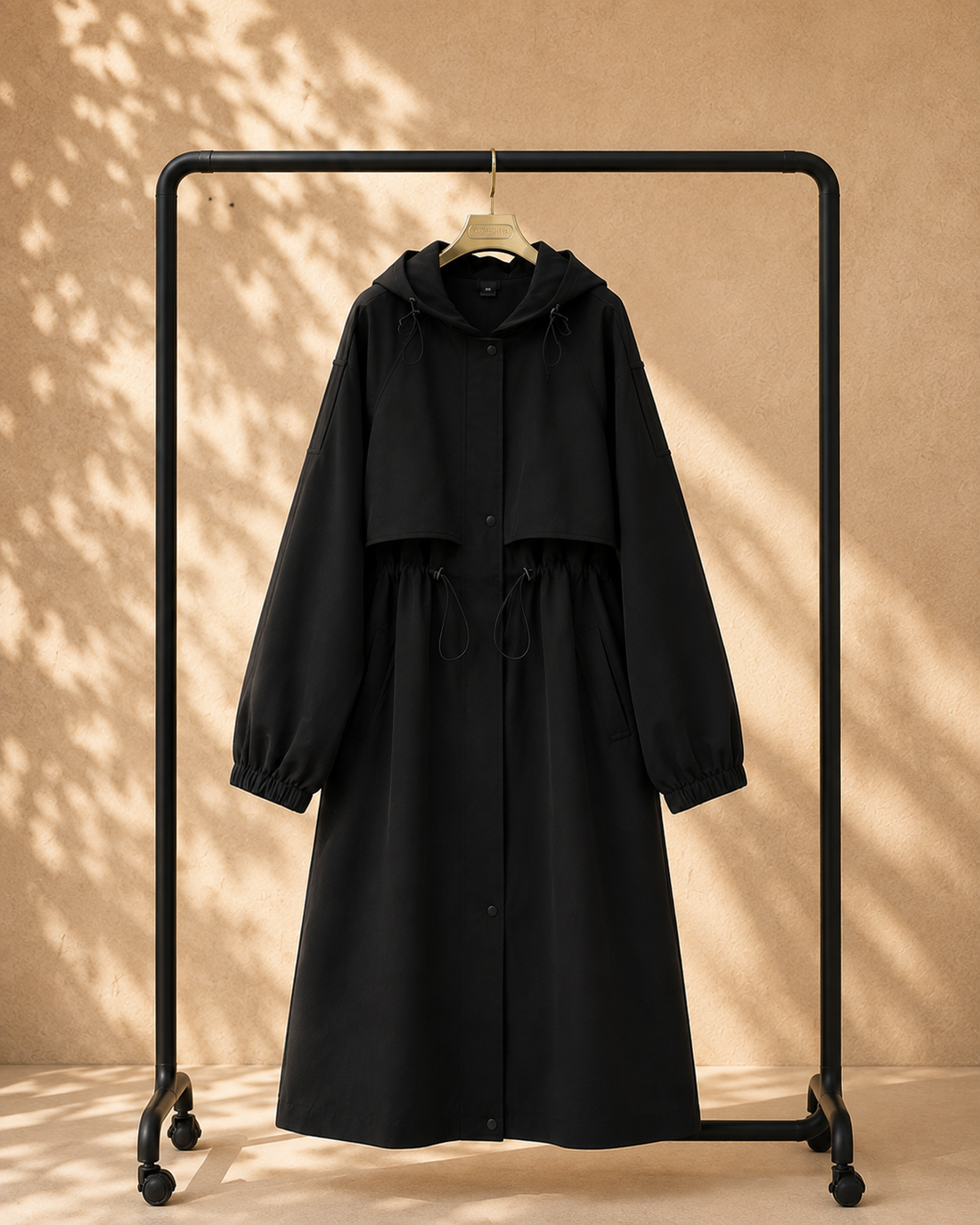 Essential Hooded Trench Coat