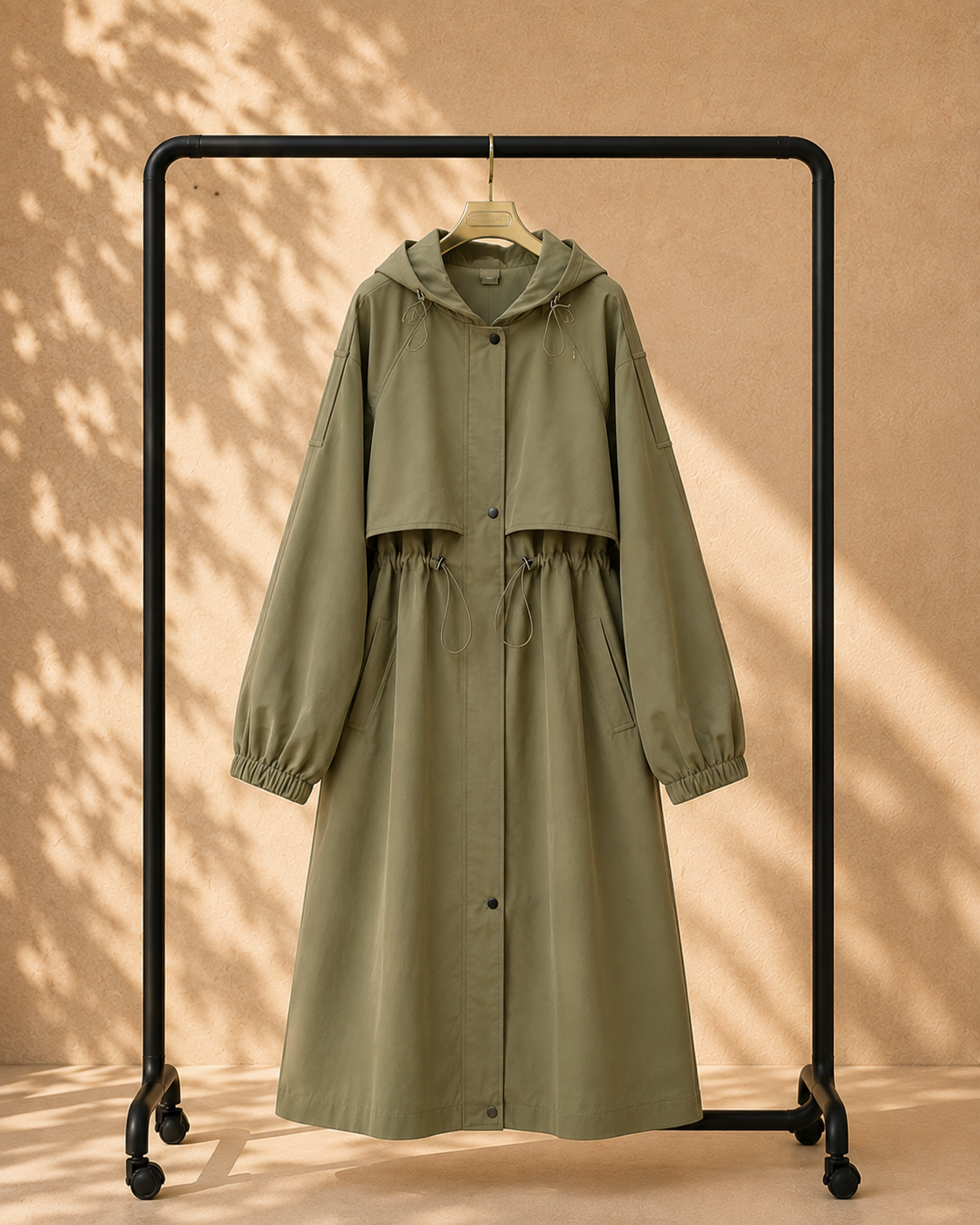 Essential Hooded Trench Coat