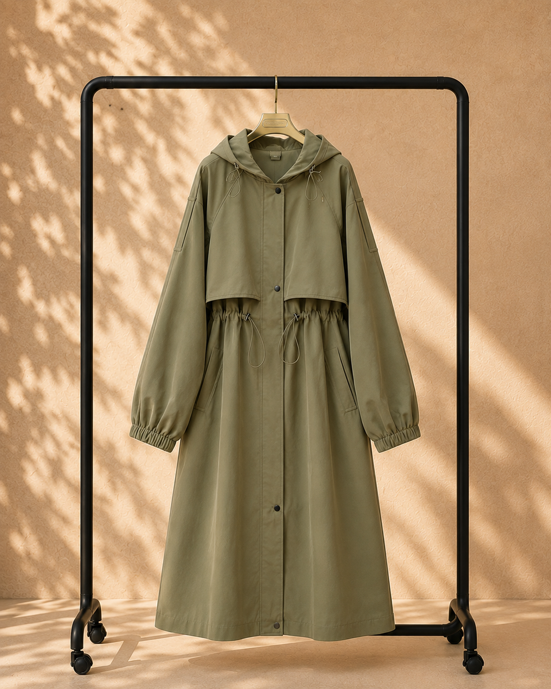 Essential Hooded Trench Coat