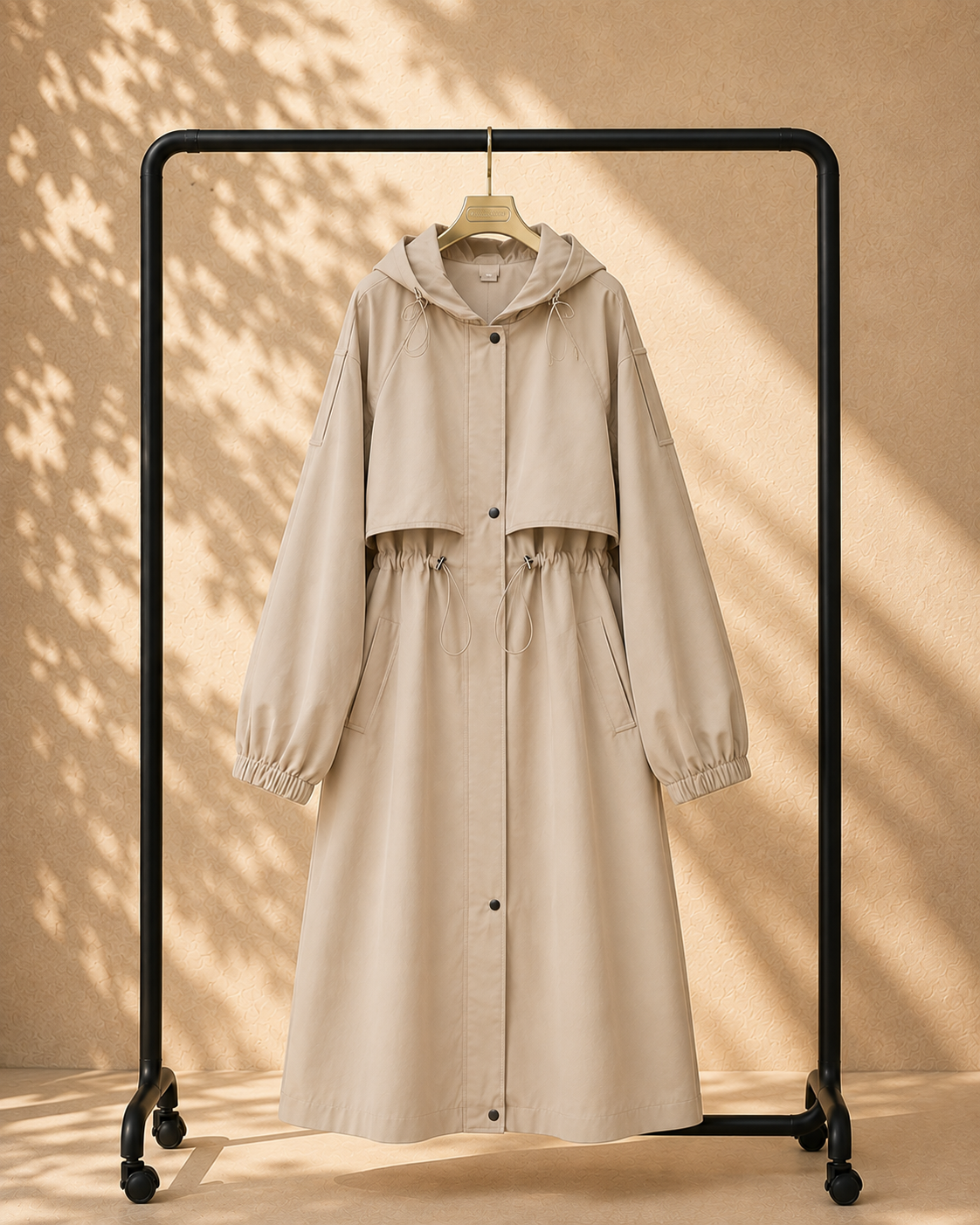Essential Hooded Trench Coat