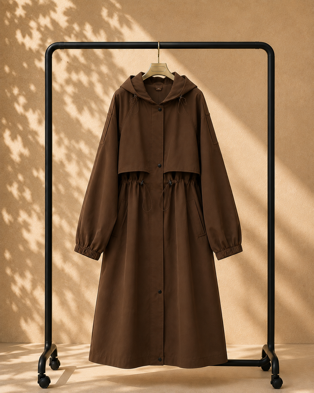 Essential Hooded Trench Coat