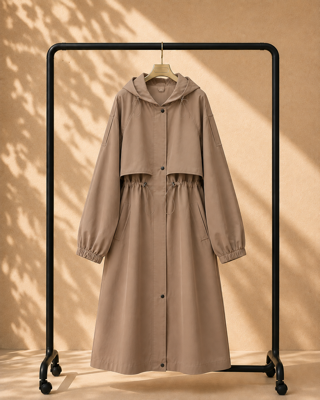 Essential Hooded Trench Coat
