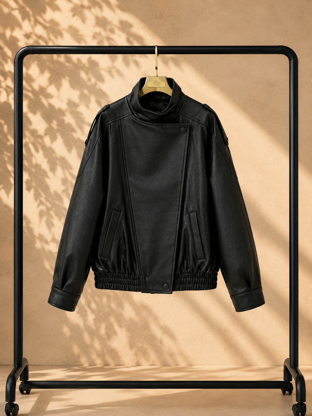 Essential Faux Leather Jacket