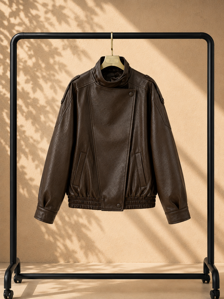 Essential Faux Leather Jacket
