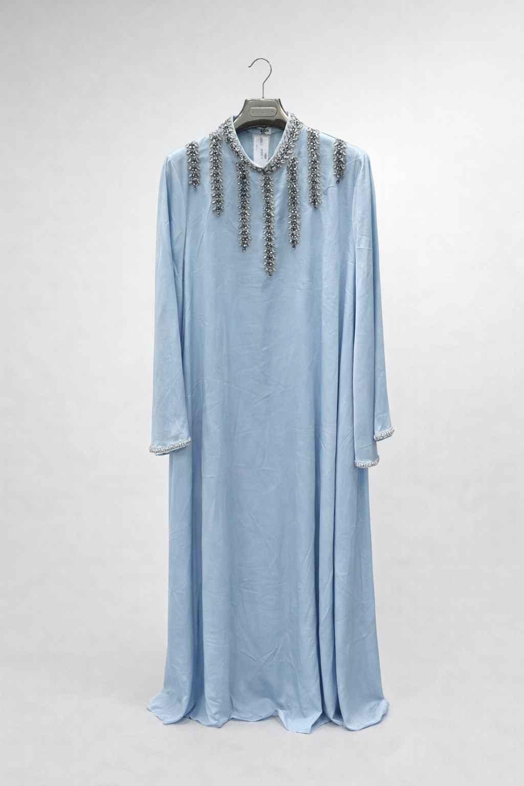 Luxe Rhinestone Neck Abaya