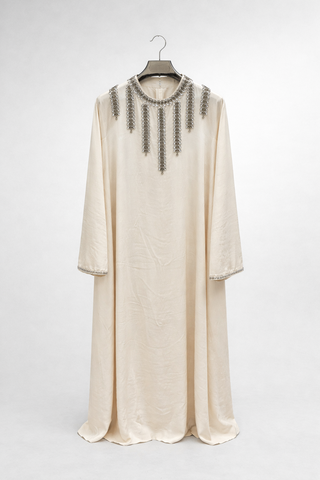 Luxe Rhinestone Neck Abaya