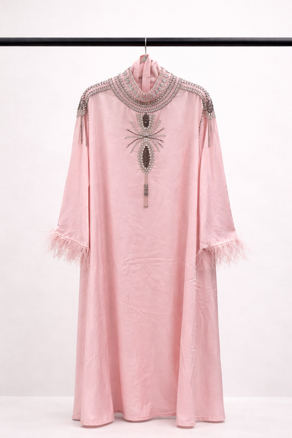 Imperial Crystal Collar Kaftan
