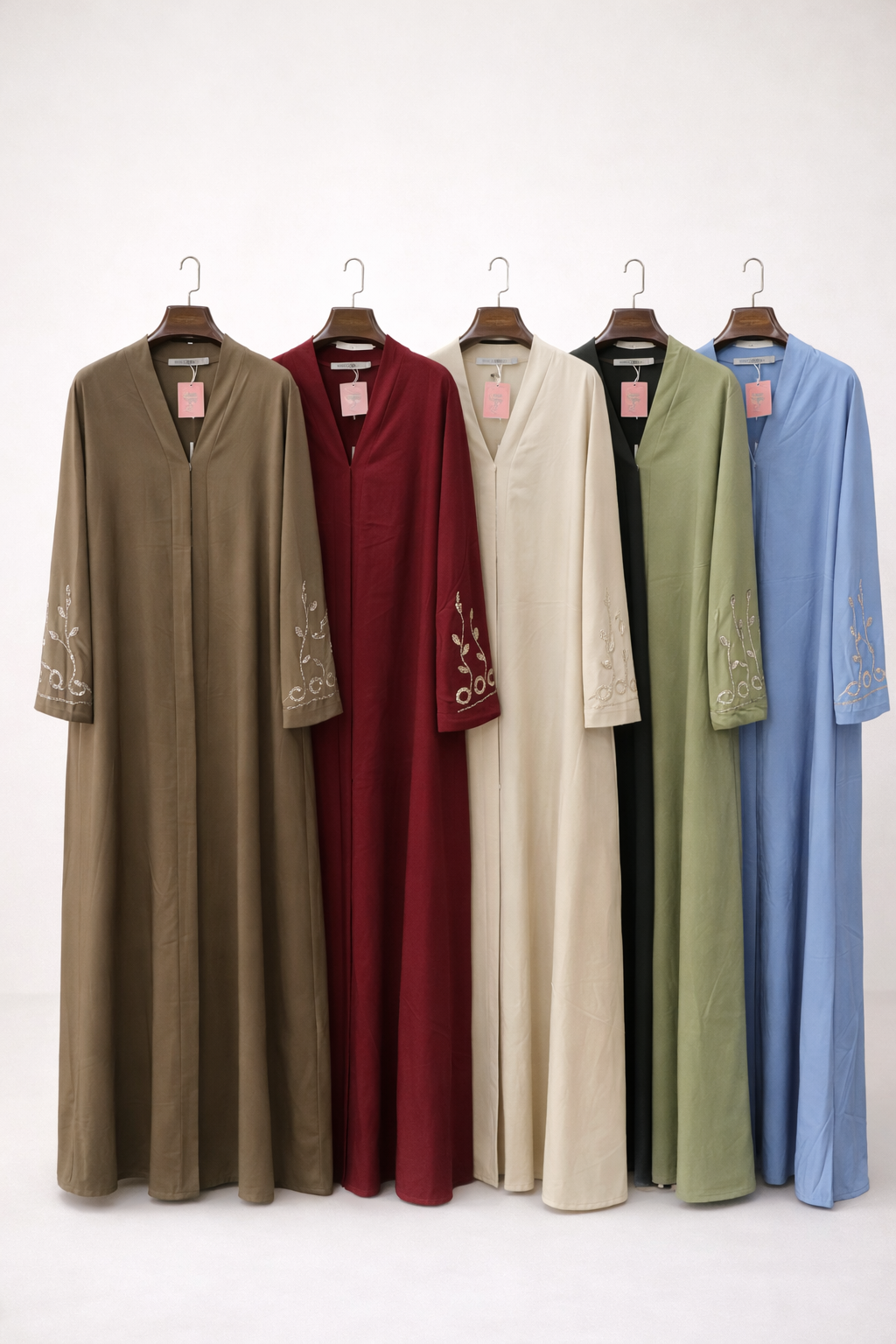 Vine Sleeve Embroidered Abaya