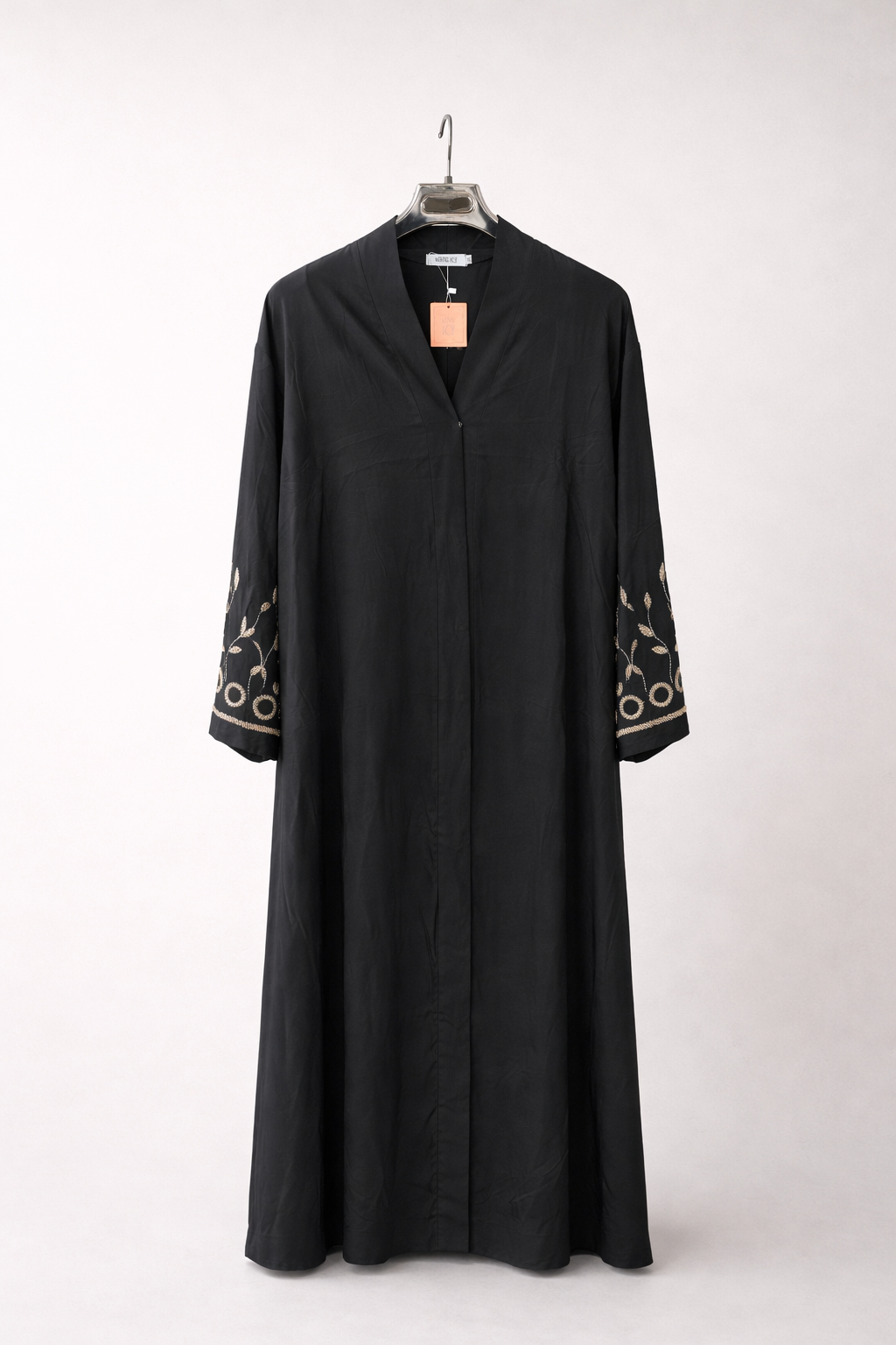 Vine Sleeve Embroidered Abaya