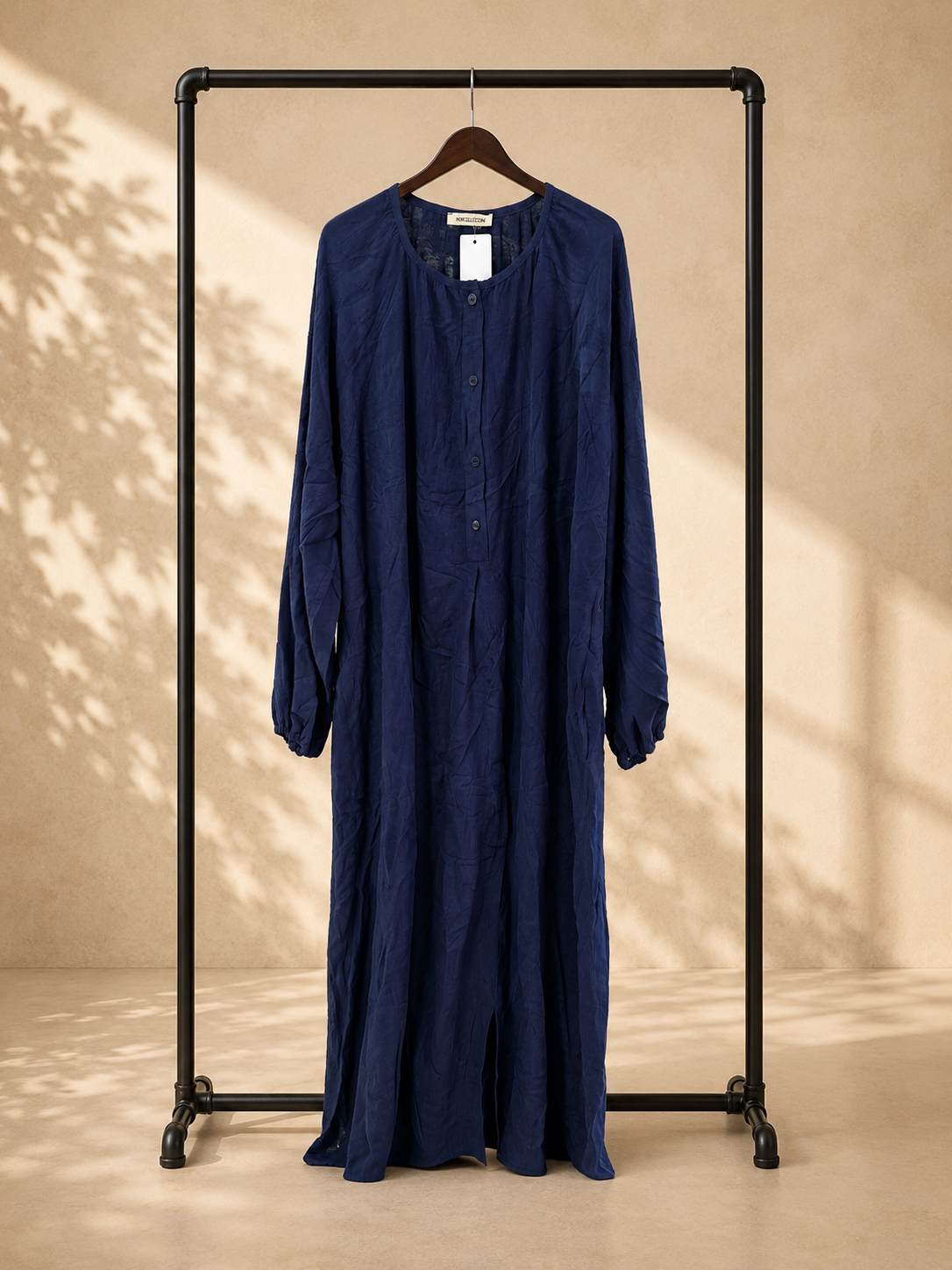 Relaxed Buttoned Maxi Dress