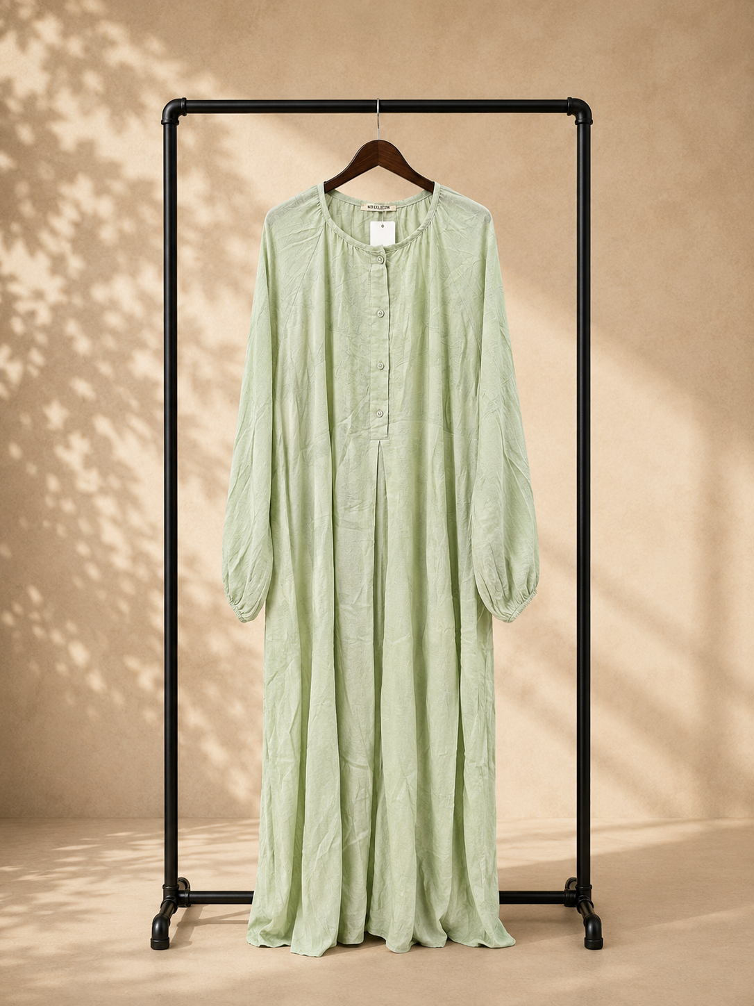 Relaxed Buttoned Maxi Dress