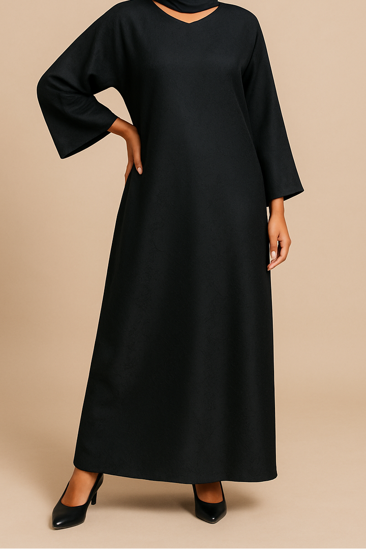 Textured Satin Maxi Dress
