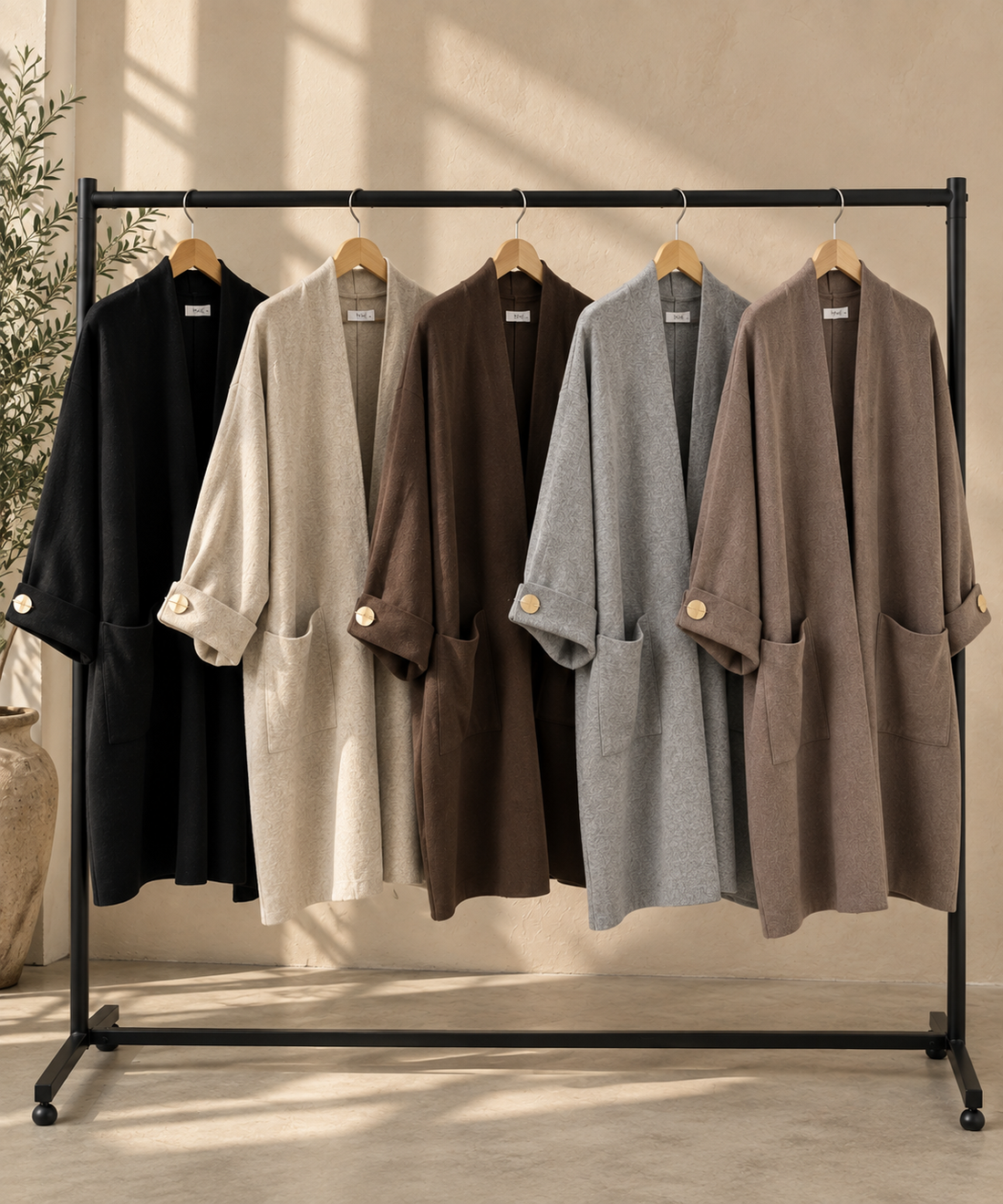 Midi Open Knit Cardigan