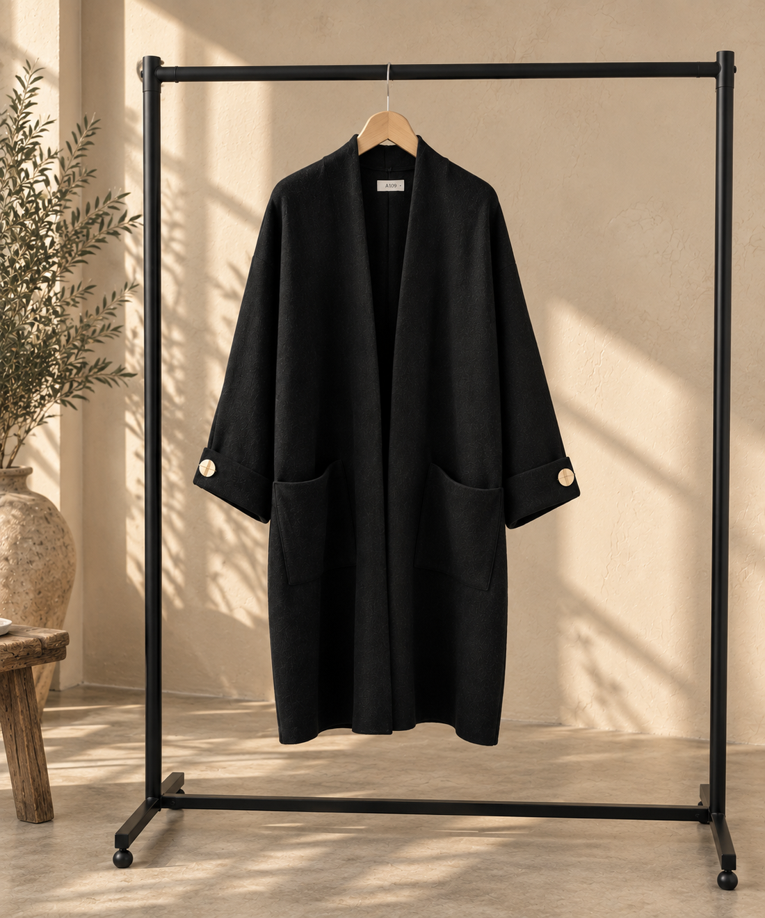 Midi Open Knit Cardigan