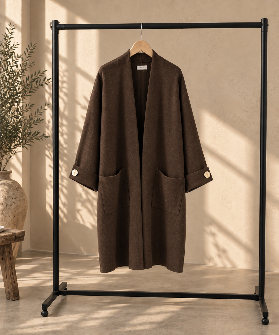 Midi Open Knit Cardigan