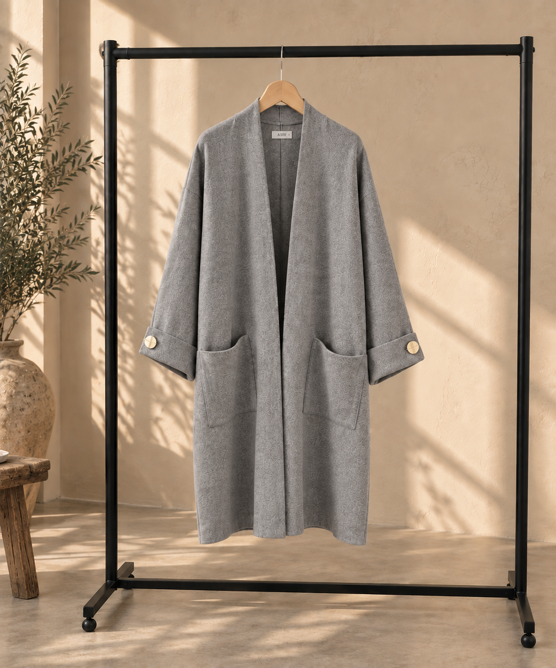 Midi Open Knit Cardigan