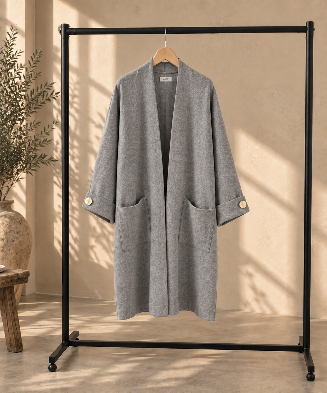 Midi Open Knit Cardigan
