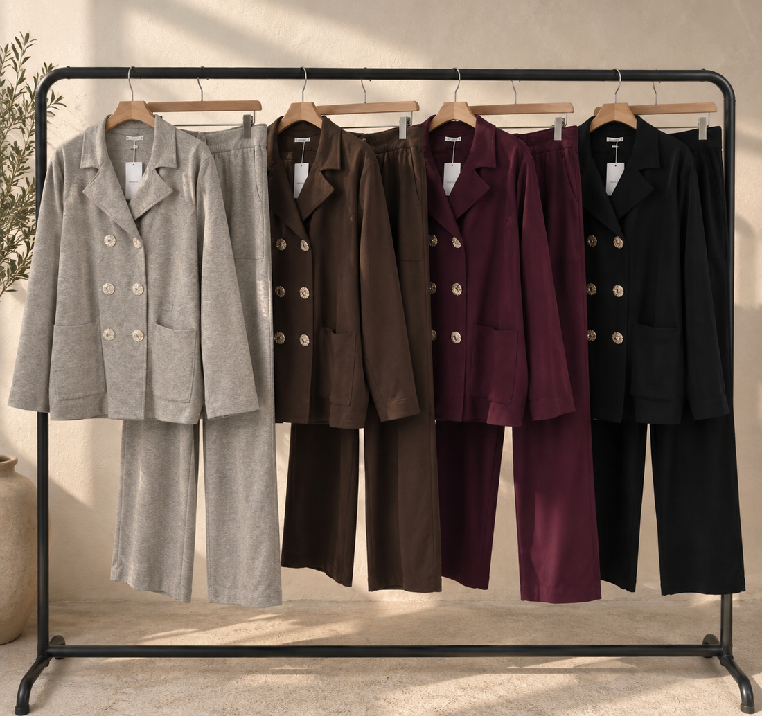 Double Breasted Trouser Set