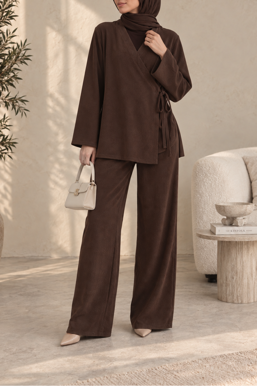 Soft Wrap Co-Ord Set