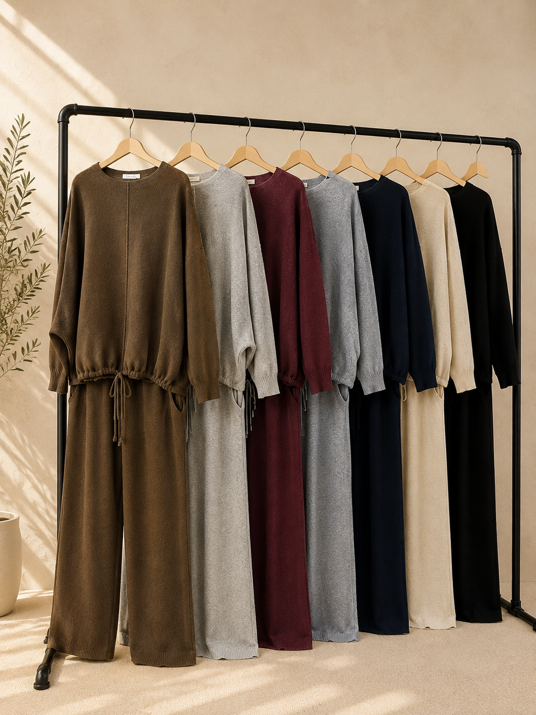 Soft Knit Lounge Co-Ord Set