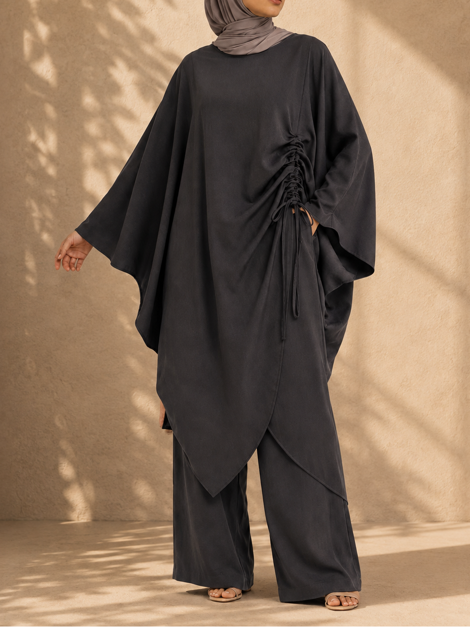 Side Ruched Co-Ord Set
