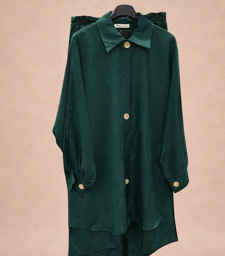 Gold buttoned co-ord set