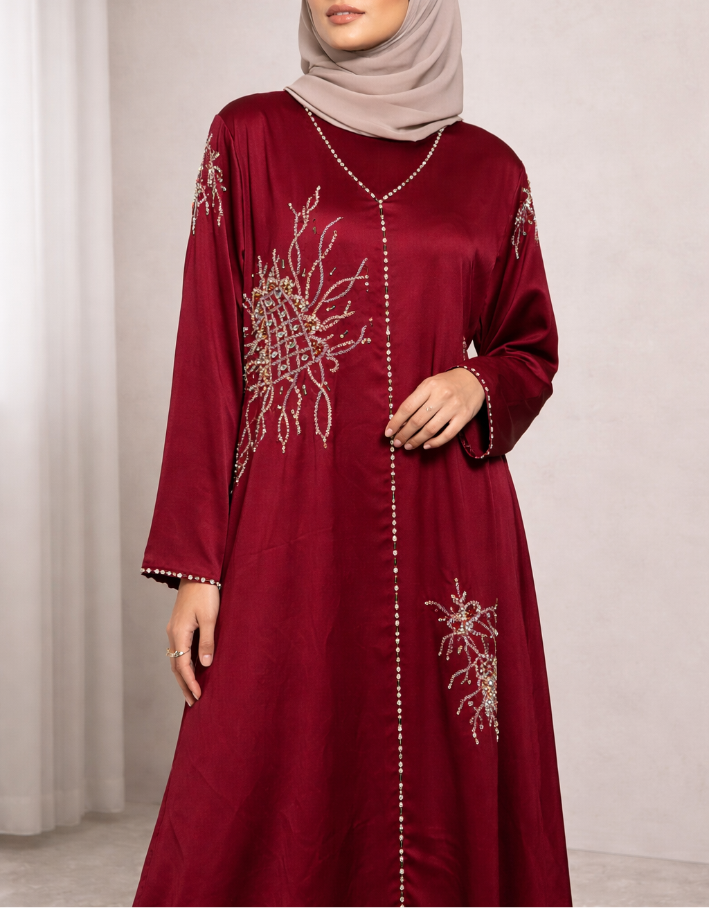 Radiant Vine Abaya