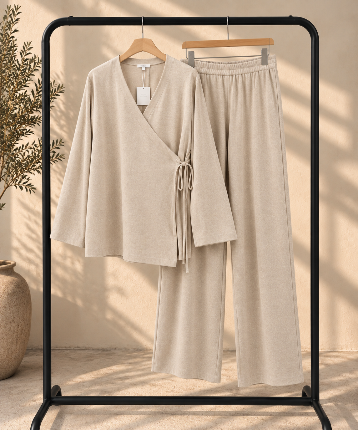Soft Wrap Co-Ord Set