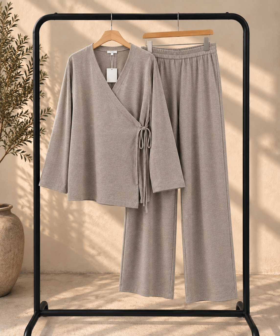 Soft Wrap Co-Ord Set