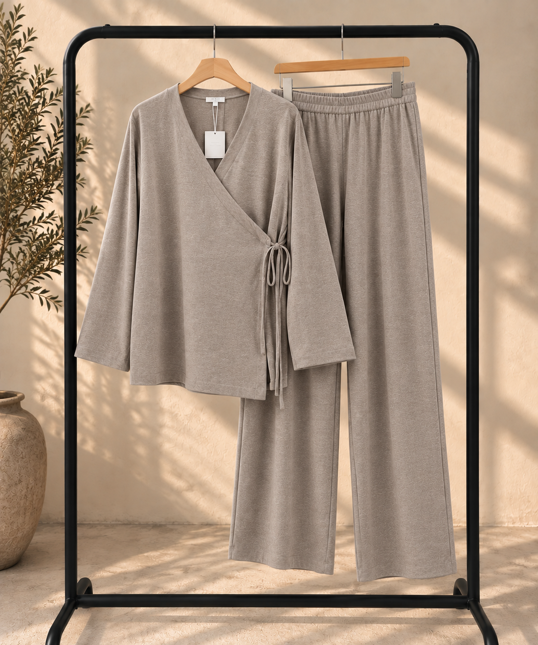 Soft Wrap Co-Ord Set