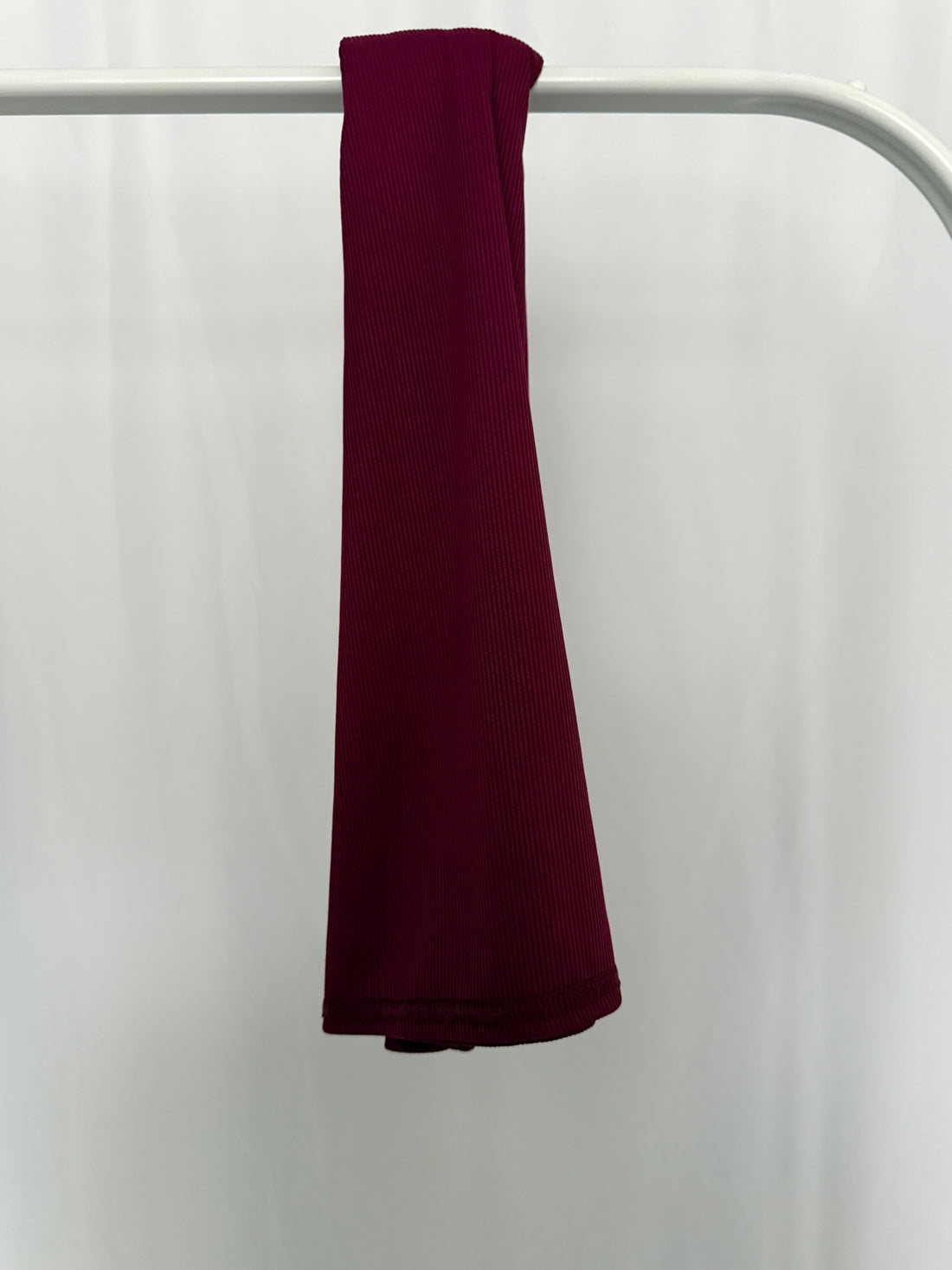 Bamboo ribbed jersey hijabs triple stitched stretchy